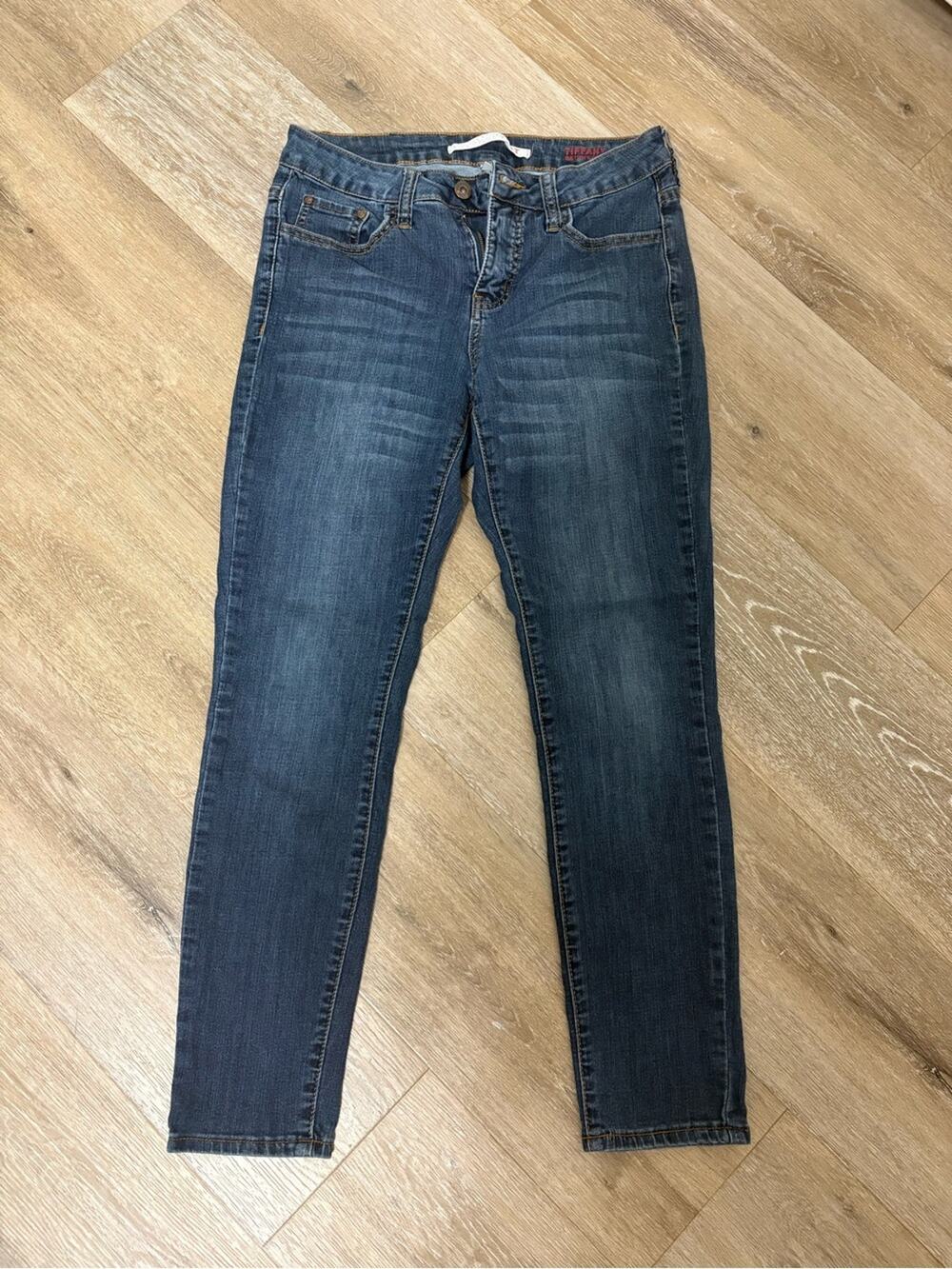 !iT Jeans Tiffany Skinny Ankle Women’s Size 4 Dark Wash Stretch Mid Rise Jeans
